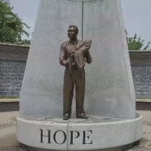 hope statue - tulsa