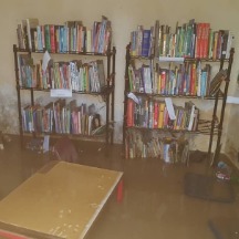library floods in Gambia