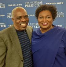 wayne young with stacey abrams