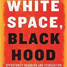 white space, black hood book cover