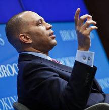 hakeem jefferies at the brookings institution in 2020
