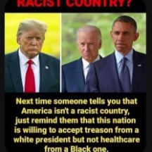 trump, with Obama and Biden